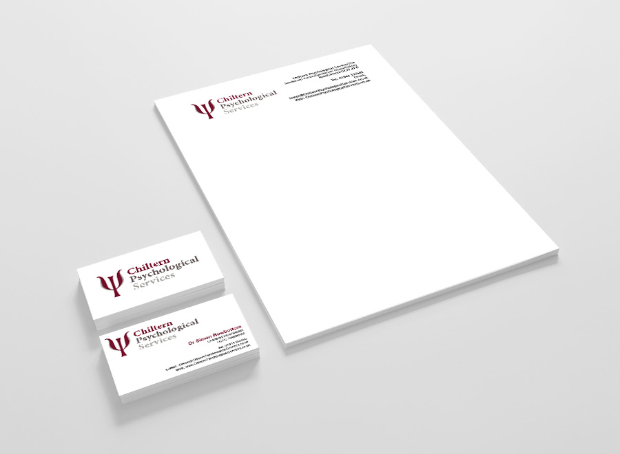 Business Stationery - Chiltern Psychological Services