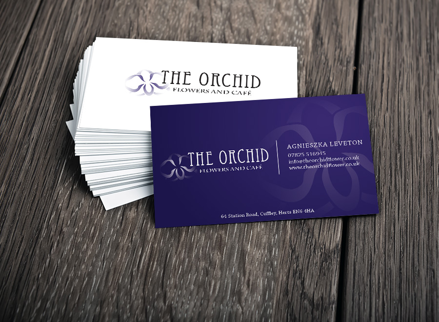 Business Card Design - The Orchid