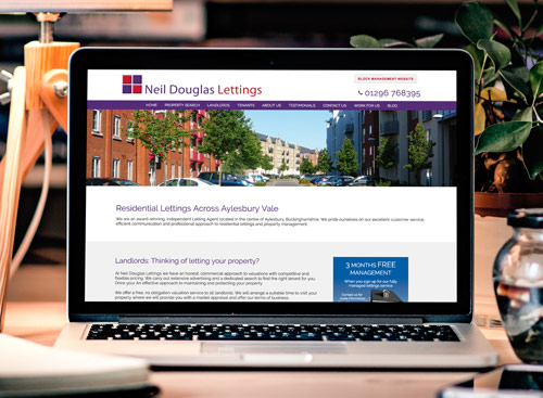 Bespoke Website Design - Neil Douglas Lettings