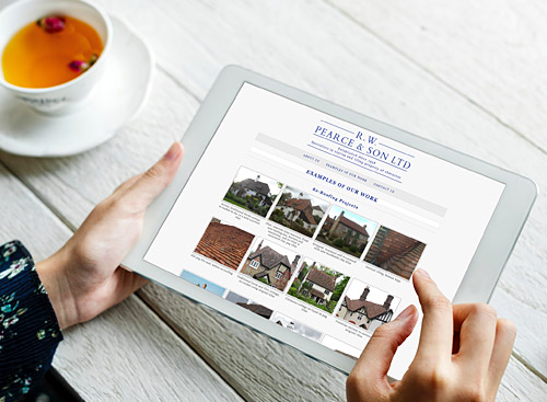 Bespoke Website Design - R W Pearce and Son