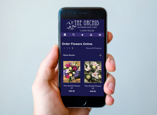 Ecommerce Wesbite - The Orchid Flower